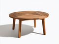 Tavolo da giardino - Legno massello - 160x160x74 cm - Teak naturale - Stile moderno