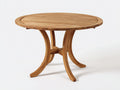 Tavolo da giardino - Legno massello - 140x140x75 cm - Teak naturale - Stile classico